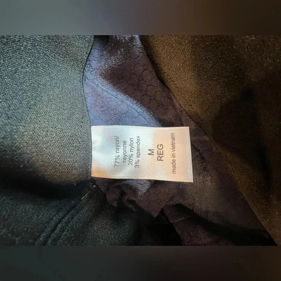 Maurices Navy Textured Elastic Waist Pants - Picture 5 of 12